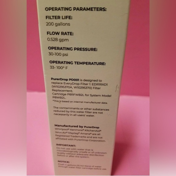 PureDrop Water Filter for Whirlpool - Picture 2 of 4